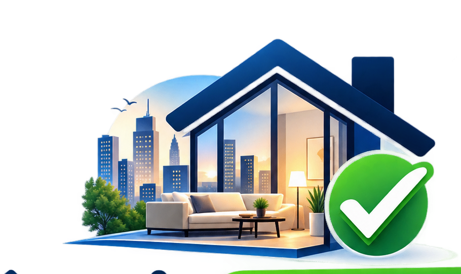 Chicago apartment illustration